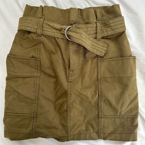 Denim skirt- green- never worn